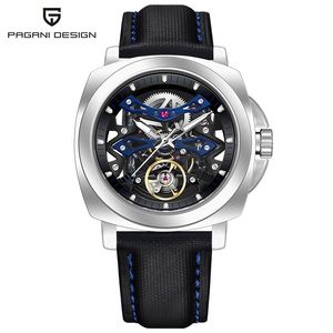 Pagani Design Men's Mechanical <b>Watch</b> Stainless Steel <b>Case</b> Hollow Out Automatic Movement PD-YS017 14mm 100m Waterproof - Product Image 5