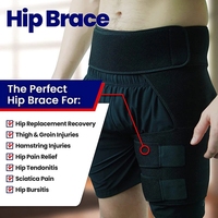 Sciatique soulagement de la douleur orthèse aine cuisse ischio-jambiers Compression manchon soutien articulation hanche fléchisseur Labral déchirure hanche orthèse