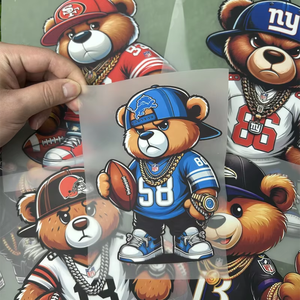 Adhesivo de transferencia DTF personalizado al por mayor, etiqueta de transferencia de calor de plastisol, transferencia de vinilo para planchar, transferencia de impresión para <span class=keywords><strong>ropa</strong></span> <span class=keywords><strong>NFL</strong></span> - Product Image 6