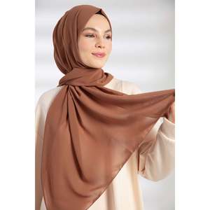 ผ้าคลุมไหล่ชีฟองลายอัลมอนด์ เครื่องประดับเสื้อผ้ามุสลิมแบบดั้งเดิม - Product Image 4