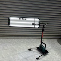 ZR 950x 260mm PDR Light Board LED, outil d'inspection pour la réparation des bosses avec support réglable en hauteur à double alimentation