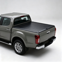 Couverture de benne de camion électrique rétractable motorisée, couvercle rigide étanche en aluminium pour pick-up