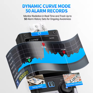 FNIRSI GC-03 Détecteur de rayonnement électromagnétique 3-en-1, intensité du champ électrique et magnétique, puissance RF, moniteur de température - Product Image 5