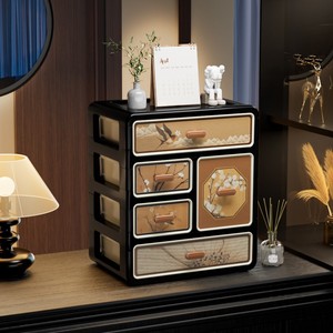 <b>Storage</b> Box Plastic Cosmetic <b>Storage</b> Box Home Office Sundries <b>Dressing</b> <b>Table</b> Drawer Multi-Layer Desktop - Product Image 1