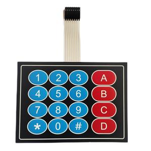 Bảng điều khiển mái vòm Nhãn dán bàn phím overlayfunction cảm ứng chuyển mạch màng tùy chỉnh bảng chuyển đổi màng/Bàn phím màng - Product Image 5