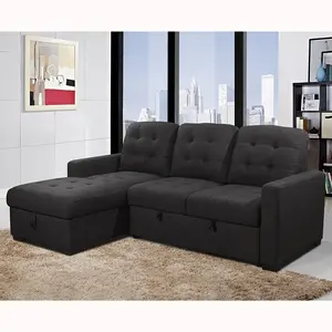 Hot Menjual Desain Bagus Murah Sudut Sofa untuk Ruang Tamu Modern Kain Sofa Tempat Tidur