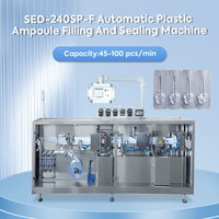 Mini machine de remplissage et de scellage d'ampoules d'huile d'olive en plastique PVC