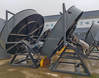 Granulateur à disque professionnel pour la production d'engrais organique de granulés de conditionneur de sol de gypse de chaux agricole à vendre