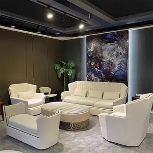 Ultimo arredo divano Design stile moderno soggiorno divano comodo tessuto divano Set per la casa