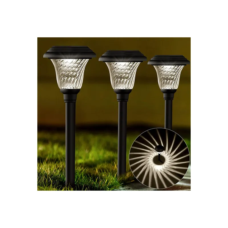 Solar Lights Outdoor Waterproof Garden Lights Auto On/Off LED Solar Powered Landscape Lighting for Yard Patio Walkway Driveway