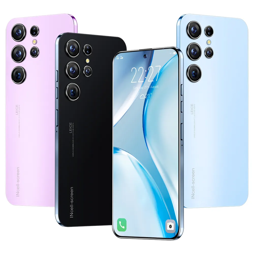 S23 ponsel pintar 5G unggulan baru 2023 ponsel pintar 7.3HD layar 22GB + 2TB memori ROM besar Android 13 ponsel Video Game