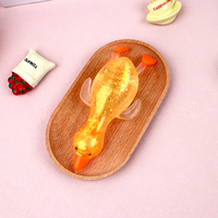 Jouet anti-stress en forme de canard en poudre dorée Aurora, jouet à presser en cristal brillant pour enfants, à retour lent
