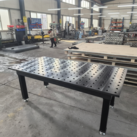 Meja Kerja Las 2D Industri Bersertifikasi CE dengan Alat Jig, Meja Las Presisi Tinggi, Dapat Disesuaikan