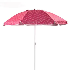 2023 nuovo fornitore vendita calda Round Sun grandi ombrelli ombrelloni da spiaggia all'aperto per le vacanze a buon mercato