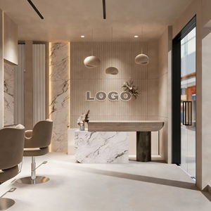 Décoration de magasin de manucure minimaliste moderne, design d'intérieur de salon de manucure, service de conception personnalisé tout-en-un pour salon de beauté commercial - Product Image 3