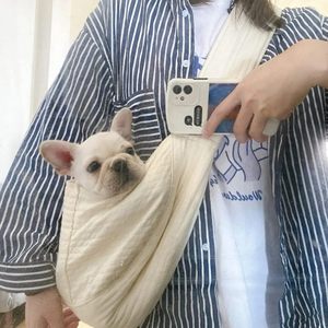 Borsa da Trasporto Portatile Pieghevole Qiqu per Cani e Gatti, Borsa a Tracolla da Viaggio per Animali Domestici con Tasche - Product Image 2