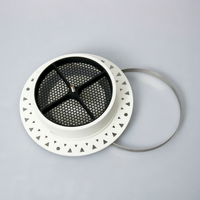 Couvre-ventilations de plafond pour système de climatisation, installation facile, ABS, invisible, diamètre 160 mm