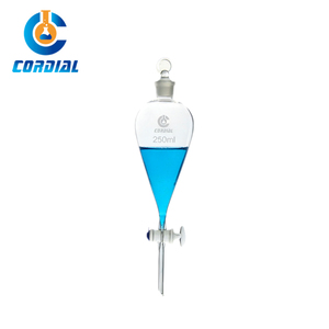 Funil de Separação de Vidro Borossilicato 3.3 CORDIAL com Válvula de Vidro ou PTFE para Extração em Laboratório - Product Image 5