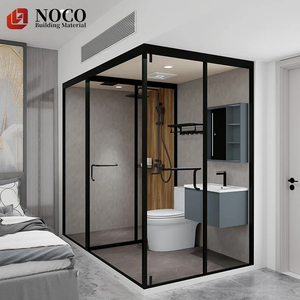Ensemble complet de toilettes portables intégrées avec matériau de conteneur, séparation sèche et humide pour usage domestique, salle de bain intégrée - Product Image 3