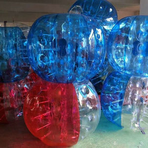 โปรโมชั่น0.8มิลลิเมตรพีวีซี /Tpu พองกันชนฟองลูกฟุตบอลสำหรับฟุตบอลกีฬาเกมส์/ร่างกายพองลูกกันชน - Product Image 2