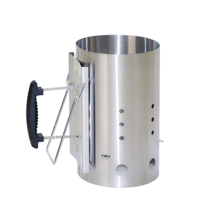 <strong>BBQ</strong> Fire Chimney <strong>Starter</strong> Stainless Steel <strong>BBQ</strong> <strong>Coal</strong> Chimney <strong>Starters</strong> With PP Handle - Product Image 1