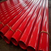 Tuyau en acier recouvert de plastique pour la protection incendie - Résistant à la corrosion pour les systèmes d'incendie automatique