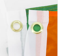 Vente en gros Polyester 3x5 FT drapeau national indien drapeau de tous les pays 3x5ft drapeau de l'Inde