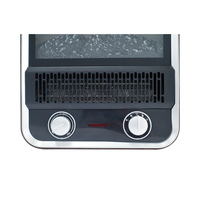 Control de interruptor de perilla de estilo europeo PTC Calentamiento rápido con mango Calentador de chimenea para sala de estar para uso en oficina