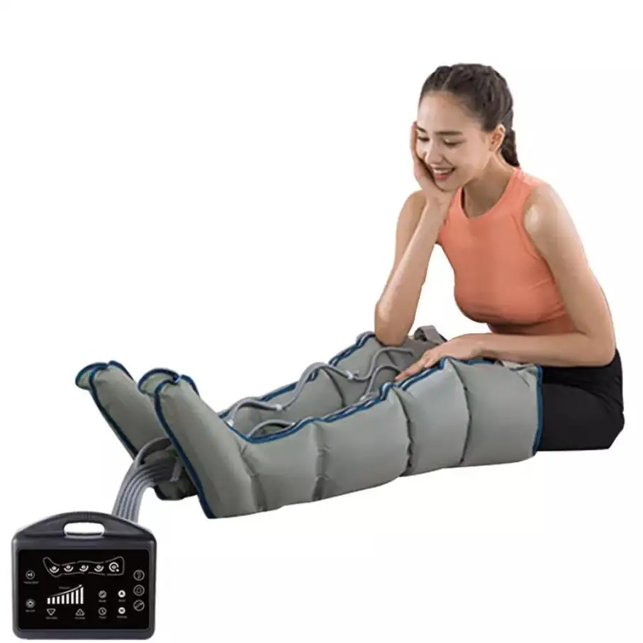Circolazione e relax aria massaggio del piede polpaccio compressione aria completo gambe massaggiatore stivali