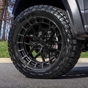 Jantes en alliage forgé tout-terrain 20x10, noires, à rayons multiples, concaves profondes, pour pick-up, SUV, <span class=keywords><strong>4x4</strong></span>, jantes personnalisées, mise à niveau après-vente - Product Image 1