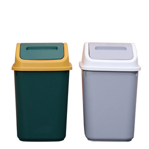 <span class=keywords><strong>Poubelle</strong></span> en plastique durable <span class=keywords><strong>de</strong></span> 12L avec couvercle pivotant <span class=keywords><strong>Poubelle</strong></span> facile à nettoyer pour cuisine ou <span class=keywords><strong>salle</strong></span> <span class=keywords><strong>de</strong></span> <span class=keywords><strong>bain</strong></span> Compact pour petits espaces - Product Image 3