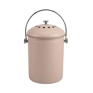 1.3 Gallon With Carrying Handle Easy To Clean Compost Bin