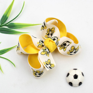 Fermagli per capelli a tema <span class=keywords><strong>calcio</strong></span> per ragazze, fiocchi per capelli a tema squadra di <span class=keywords><strong>calcio</strong></span> per tifose, accessori per capelli da <span class=keywords><strong>calcio</strong></span> per bambini - Product Image 5