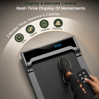 Tapis de course électrique intelligent pliable et portable sans fil avec écran LCD, compact, silencieux, idéal pour les espaces restreints, la maison ou le bureau