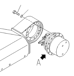Moteur de translation pour mini-excavatrice Komatsu PC45MR-1 PC45MRX-1 PC58UU-3, référence 20U-60-42111 TZ419D200000-F, remplacement GM06VA - Product Image 3