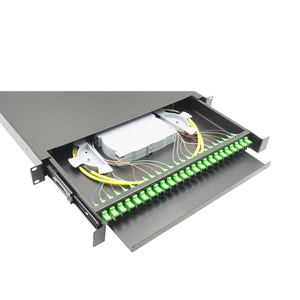 Panel de Conexiones de <span class=keywords><strong>Fibra</strong></span> Óptica ODF para Montaje en Rack, Caja de <span class=keywords><strong>Fibra</strong></span> de 19 Pulgadas, Panel de Conexiones 1U, Bandeja de Empalmes, Caja de Terminación de <span class=keywords><strong>Fibra</strong></span>, Cableado para Centros de Datos - Product Image 5