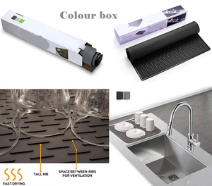 แผ่นรองซิลิโคนทนความร้อน ขนาด 16" x 12" สำหรับเครื่องทอดไร้น้ำมันและเครื่องชงกาแฟ - Product Image 6