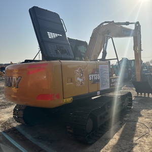 Hot sale Original China Used SANY SY135C 13 Ton Hydraulic Excavator With Good Condition Cheap Low Price for sale - Product Image 4