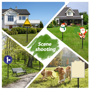 Reliable Metal Yard Sign Stakes Outdoor Lawn Ground Stake Holder for Commercial Display Use - Product Image 6