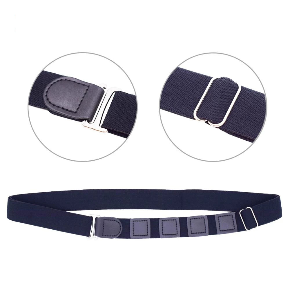 Camicia Stay Belt for Men Women Keep Shirt hidden In regolabile elastico antiscivolo a prova di rughe porta camicia cintura di sicurezza con cinturino