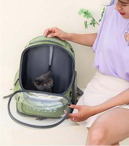 Kişiselleştirilebilir Nefes Alabilen Kedi Küçük Köpek Sırt Çantası Taşıyıcı, Yürüyüş Kamp Açık Hava Seyahati için Kolay Taşıma Çantası - Product Image 6