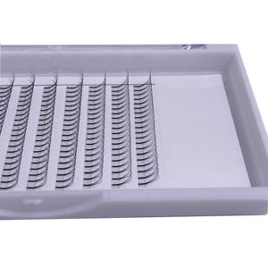 उच्च गुणवत्ता 0.10 मिमी हस्तनिर्मित सी कर्ल पलक एक्सटेंशन <span class=keywords><strong>3d</strong></span> <span class=keywords><strong>4d</strong></span> <span class=keywords><strong>5d</strong></span> 6 डी कोरियन pbt फाइबर 8-18 मिमी पूर्वनिर्मित प्रशंसक 0.07 मिमी वॉल्यूम पलक - Product Image 5