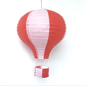 중국 사용자 정의 인쇄 독특한 뜨거운 공기 풍선 장식 매달려 종이 랜턴
