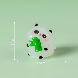 Accesorios Decorativos para Jardín, Panda Rojo Luminoso, Paisajismo, Suculentas, Bolsas Sorpresa Decorativas, Pequeños - Product Image 6