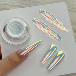 GleamTap YOKEFFELLOE GT112 Polvo de Uñas Cromado, Efecto Espejo, Polvo de Belleza para Arte de Uñas, 6 Colores para Salón de Uñas y DIY - Product Image 4