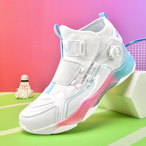 Chaussures <span class=keywords><strong>de</strong></span> badminton classiques en gros, dessus en cuir, doublure en mesh, semelle extérieure en caoutchouc, été/hiver, logo personnalisé - Product Image 6