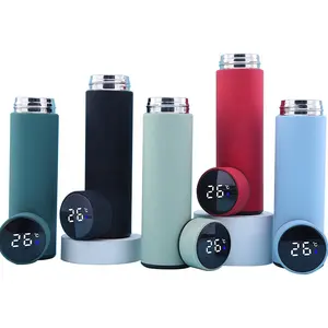 Thermos bottiglia 500 ml in acciaio inox Smart Vacuum Flask Intelligent Thermoses Cafe Smart Termos Termo Digital Flask