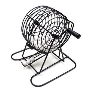 Fournitures <span class=keywords><strong>de</strong></span> bingo vintage, y compris cartes, puces, boules, cage à rouleaux en laiton et ensemble <span class=keywords><strong>de</strong></span> <span class=keywords><strong>jeux</strong></span> <span class=keywords><strong>de</strong></span> bingo <span class=keywords><strong>pour</strong></span> adultes, personnes âgées et famille - Product Image 2