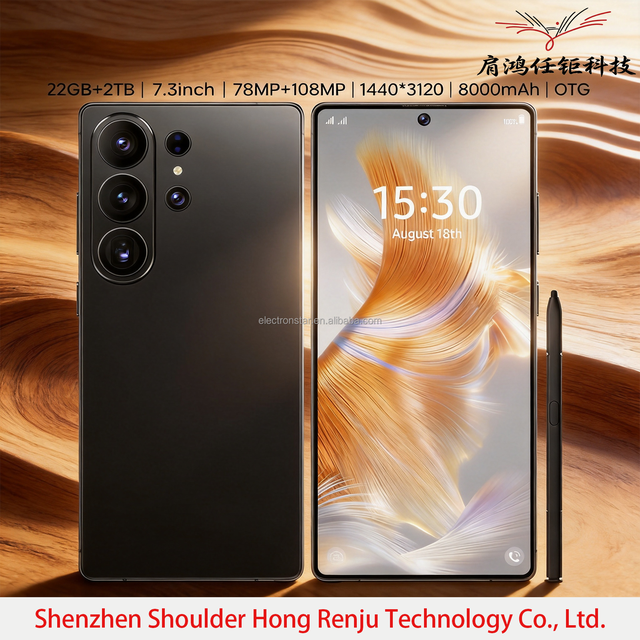 Android 16 22G+2TB 7.3INCH 5g Android Smartphone 2026 NEW S26 Ultra 108MP Rear Camera LTE Cellular Smartphone Fast Shipping