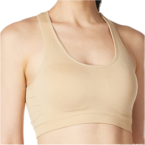 Women's Solid Crisscross <b>Spaghetti</b> <b>Strap</b> Seamless High Support Backless Breathable Yoga Sports Bra Removable Pads Front Fitness - Product Image 1
